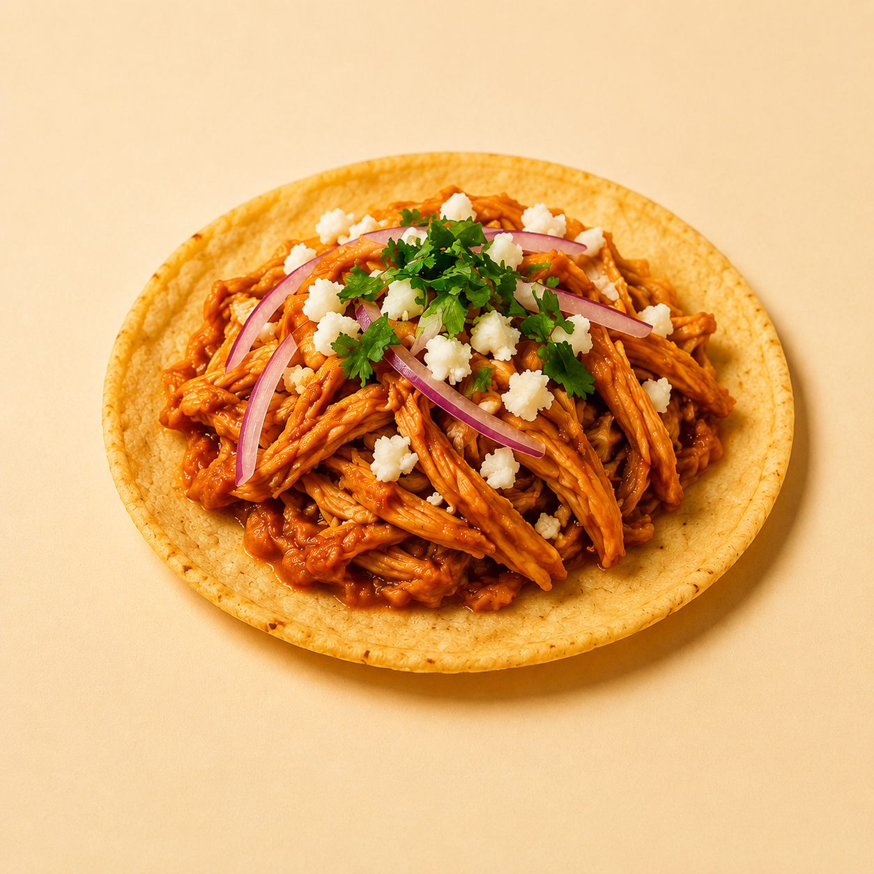 Taco de Tinga de Pollo